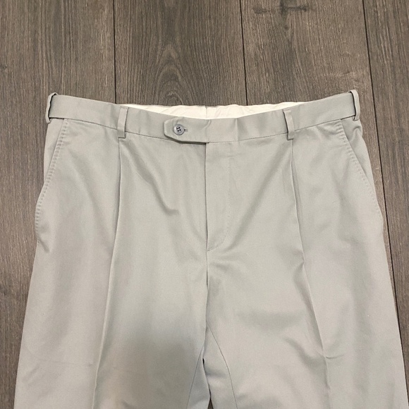 Brioni Grey Cotton Blend Pants Size 36 - Picture 3 of 12